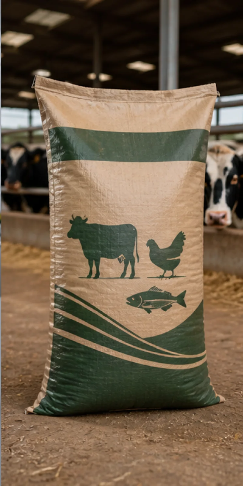Animal Feed woven packaging application