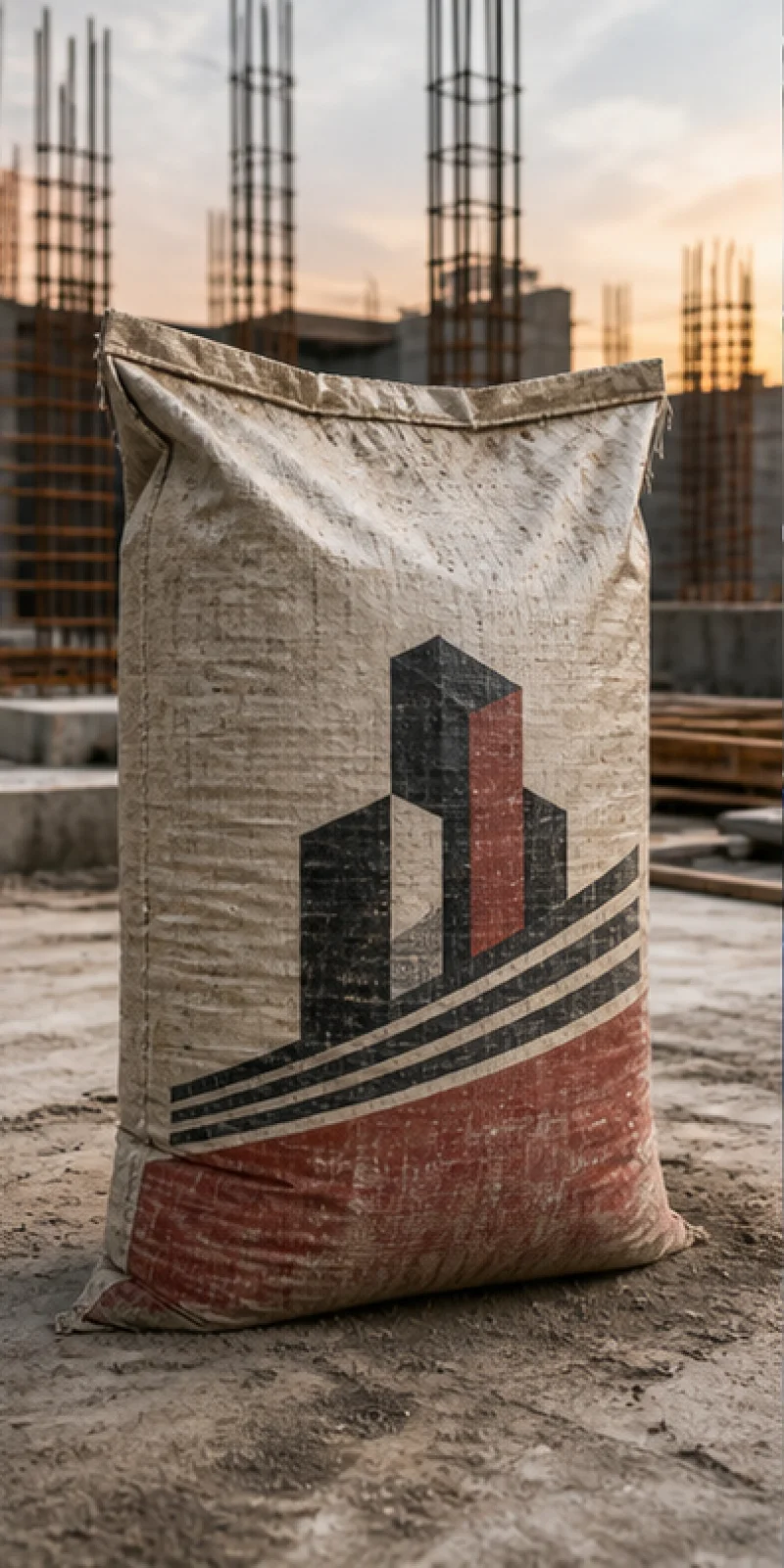 Cement woven packaging application