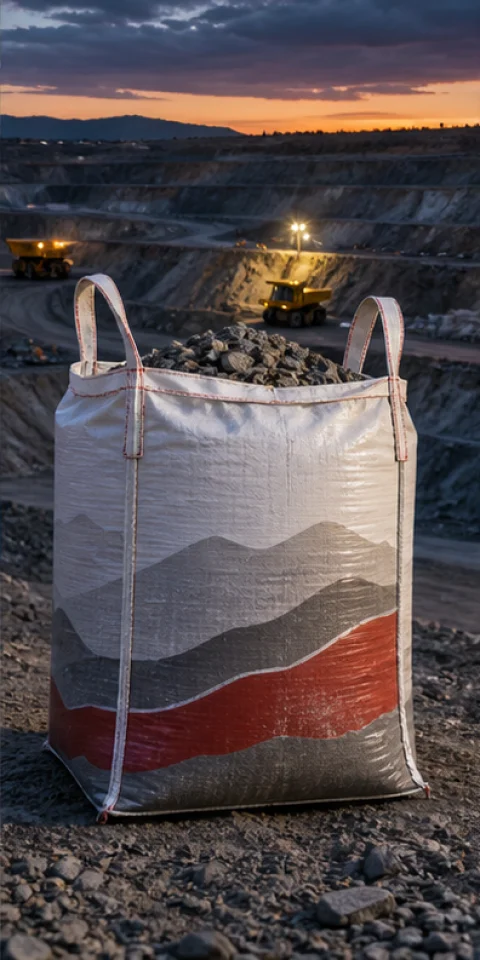 Minerals woven packaging application
